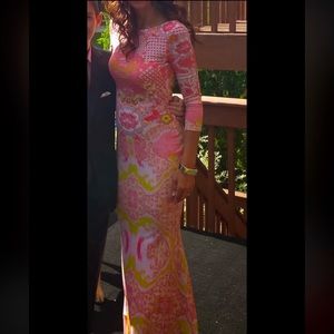 Roberto Cavalli floor length gown